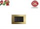 PLACCA 3P ORO OPACO COMPATIBILE VIMAR IDEA 2025