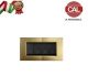 PLACCA 4P ORO OPACO COMPATIBILE VIMAR IDEA 2025