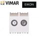 PRESA TV RD SAT DIRETTA 2 USCITE VIMAR EIKON BIANCO 20302.01.B