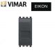 PRESA RJ45 CAT6 UTP CON PORTELLO VIMAR EIKON GRIGIO 20337.6