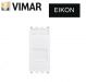 PRESA RJ45 CAT6 UTP CON PORTELLO VIMAR EIKON BIANCO 20337.6.B