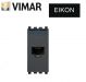 PRESA RJ45 CONNETTORE NETSAFE CAT5e UTP VIMAR EIKON GRIGIO 20338.8