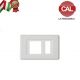 PLACCA SCHUKO+1P BIANCO serie MAGIC 2217