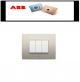 PLACCA ABB CHIARA 3P SABBIA ART 2CSK0302CH