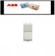 DOPPIO PULSANTE ABB CHIARA ART 2CSK1017CH.