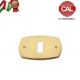 PLACCA 1P OTTONE LUCIDO COMPATIBILE MAGIC 3111