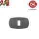 PLACCA 1P CROMO SATINATO OTTONE COMPATIBILE MAGIC 3111-CS