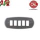 PLACCA 5P CROMO SATINATO OTTONE COMPATIBILE MAGIC 3115-CS