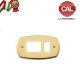 PLACCA SCHUKO+1P OTTONE LUCIDO serie MAGIC 3118