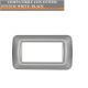 PLACCA 4P GRIGIO COMPATIBILE GEWISS SYSTEM