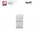 COMMUTATORE 2P 10A PULSANTE CON FRECCE AVE SERIE DOMUS 441054.