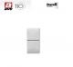 DOPPIO PULSANTE 10A ILLUMINABILE AVE SERIE DOMUS 441056.