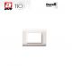 PLACCA AVE 3 MODULI  BIANCO 44PY03B.