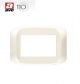 PLACCA 3 POSTI AVE BIANCO PANNA 45PB03BP