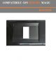 PLACCA 1P ANTRACITE PVC COMPATIBILE BTICINO MAGIC