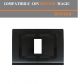 PLACCA 1 FORO COMPATIBILE BTICINO MAGIC NERO