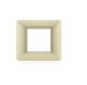 joy PLACCA 2P CHAMPAGNE PVC COMPATIBILE MATIX BTICINO