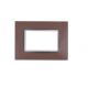 joy PLACCA 3P BRONZO VETRO COMPATIBILE MATIX BTICINO