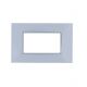 joy PLACCA 4P BIANCO VETRO COMPATIBILE MATIX BTICINO