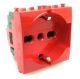joy PRESA SCHUKO ROSSO 16A  COMPATIBILE MATIX NO ORIGINALE