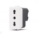 PRESA BIPASSO COMPATIBILE BTICINO MATIX AM5180