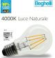 BEGHELLI LAMPADINA GOCCIA CHIARA ZAFIRO LED 7W E27 4000K 56177