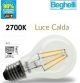 BEGHELLI LAMPADINA GOCCIA CHIARA ZAFIRO LED 6W E27 2700K 56401
