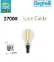 BEGHELLI LAMPADINA SFERA ZAFIRO LED 4W E27 2700K 56423.