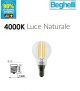 LAMPADINA BEGHELLI SFERA ZAFIRO LED 5W E14 4000K 56481 LAMPADA