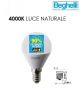 GOCCIA LED LAMPADA BEGHELLI 10W E27 4000k 56961 LAMPADINA NEUTRA