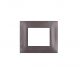 gem PLACCA 2P BRONZO PVC COMPATIBILE VIMAR PLANA