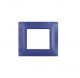 gem PLACCA 2P BLU NAVY PVC COMPATIBILE VIMAR PLANA