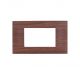 gem PLACCA 4P CILIEGIO PVC COMPATIBILE VIMAR PLANA