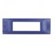 gem PLACCA 7P BLU NAVY PVC COMPATIBILE VIMAR PLANA
