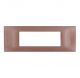 gem PLACCA 7P RAME PVC COMPATIBILE VIMAR PLANA