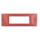 gem PLACCA 7P CORALLO PVC COMPATIBILE VIMAR PLANA