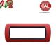 PLACCA 7P ROSSO METALLO COMPATIBILE  LIVING INTERNATIONAL 621/7