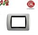 PLACCA 3P ARGENTO GLITTER METALLO serie LIVING INTERNATIONAL 623