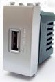 gem PRESA USB 1,5Ah COMPATIBILE VIMAR PLANA ALLUMINIO