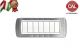 PLACCA 7P OTTONE CROMO SATINATO serie LIVING LIGHT BTICINO