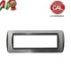 PLACCA 7P OTTONE CROMO LUCIDO COMPATIBILE LIVING INTERNATIONAL 646/7