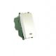 gem PULSANTE LUMINOSO COMPATIBILE VIMAR PLANA ALLUMINIO