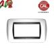 PLACCA 4P BIANCO METALLO COMPATIBILE LIVING INTERNATIONAL 680/4
