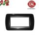 PLACCA 4P NERO METALLO COMPATIBILE LIVING INTERNATIONAL 681/4