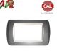 PLACCA 4P GRIGIO ARDESIA METALLO COMPATIBILE LIVING LIGHT 683/4B
