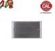 PLACCA SENZA FORI CROMO SATINATO CON BORDI serie MAGIC