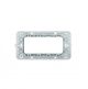 SUPPORTO 4 POSTI COMPATIBILE BTICINO MATIX 504SA