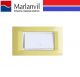 PLACCA 4 POSTI CREMA 7743 T.CM MARLANVIL DOMUS