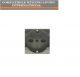PRESA SCHUKO TRIVALENTE COMPATIBILE BTICINO LIVING INTERNATIONAL L4140/16