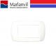 PLACCA MARLANVIL MILLENNIUM 3 POSTI COLORE BIANCO 7843.T.B.